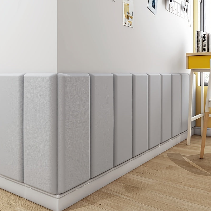 WallSoft | 3D wall panels set of 5 - Soft padded & self-adhesive
