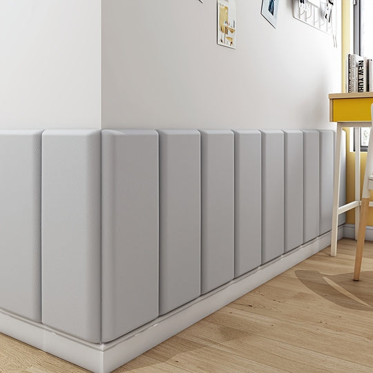 WallSoft | 3D wall panels set of 5 - Soft padded & self-adhesive
