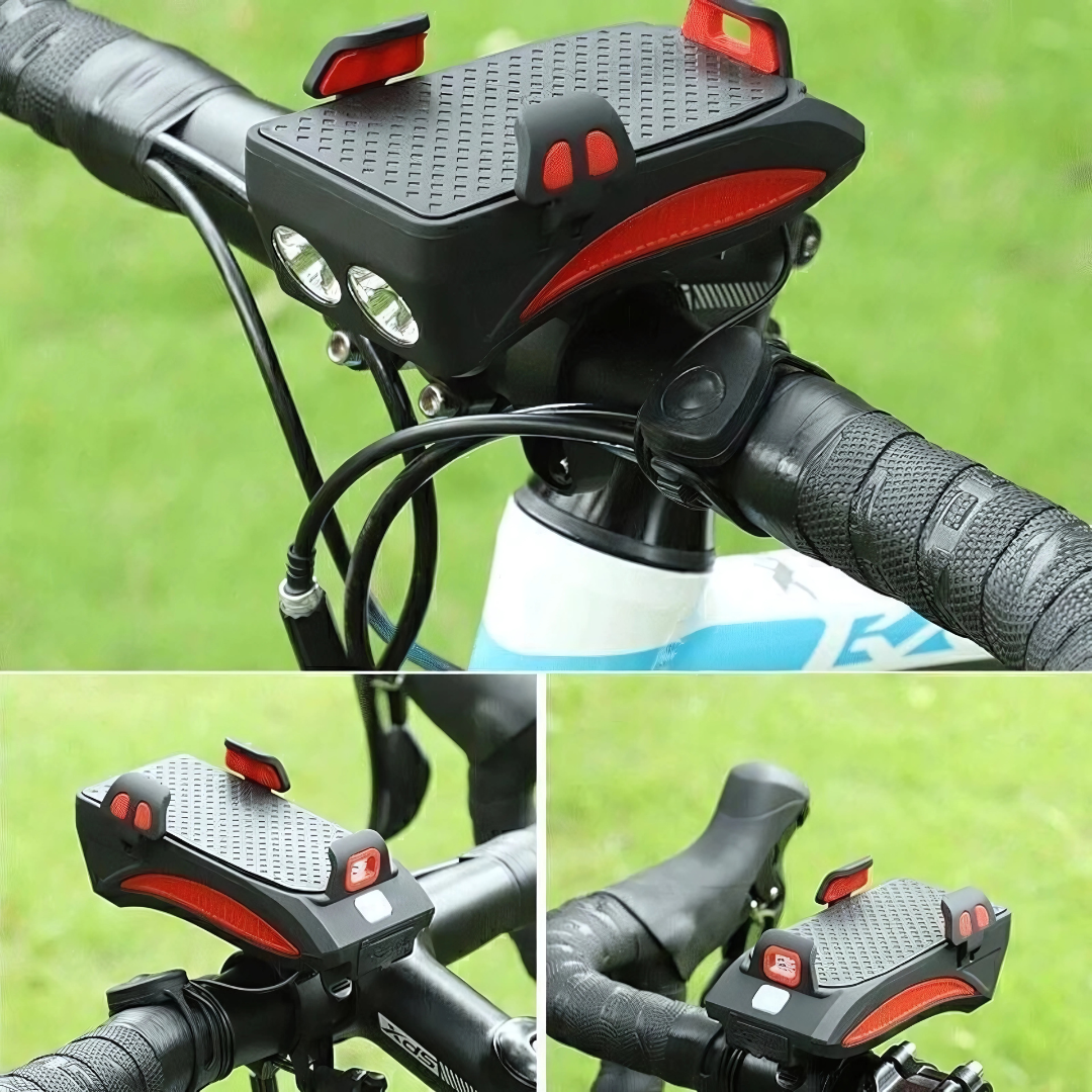 BrightRide | 4-in-1 Fahrradlicht mit Powerbank und 1500 Lumen LED