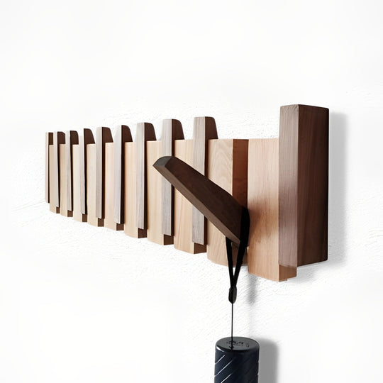 WaldenHook | Handgefertigter Holz-Garderobenständer