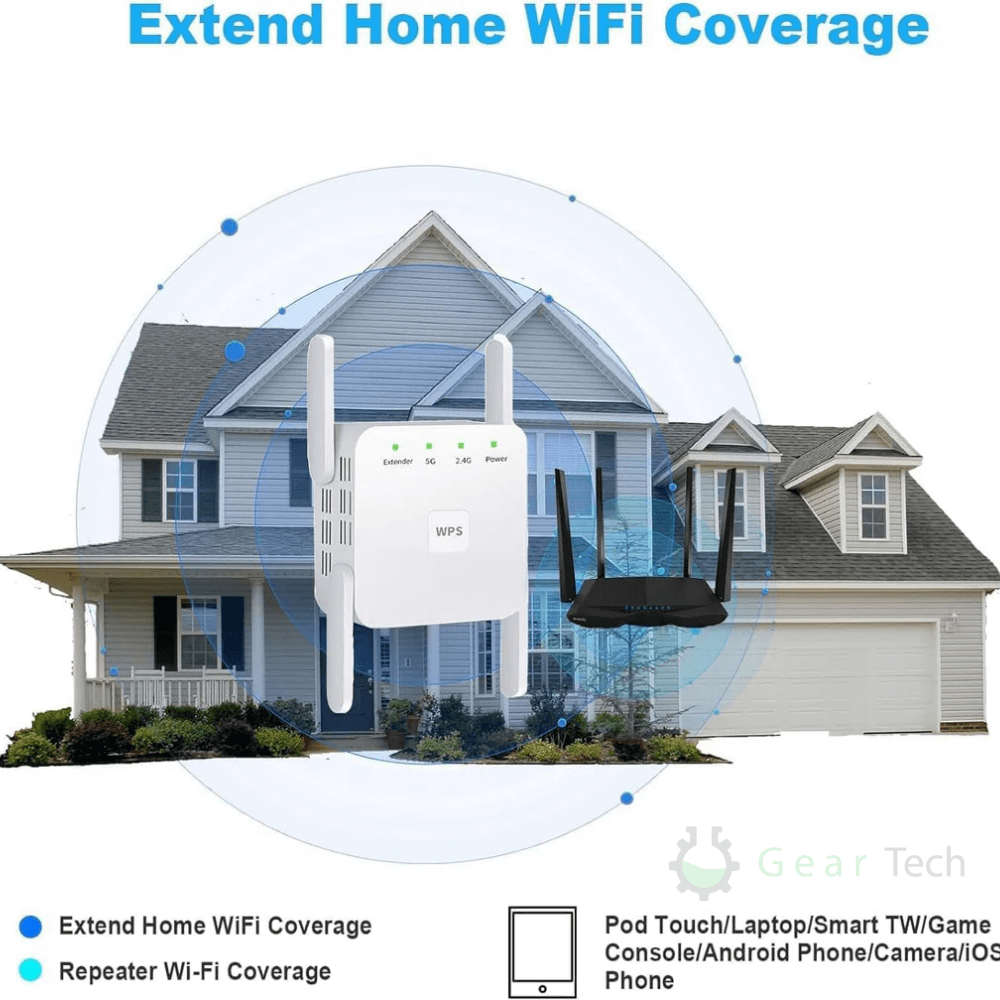SignalMax | WiFi-Booster – Signalverstärker für Abdeckung im ganzen Haus