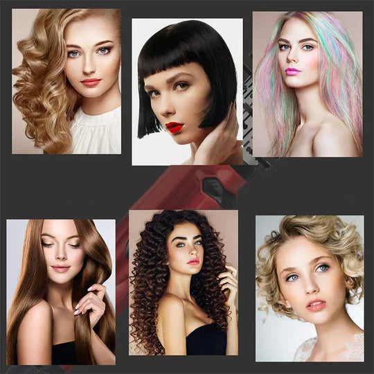 CurlBlow | Rotierender Haartrockner mit Styling-Bürsten