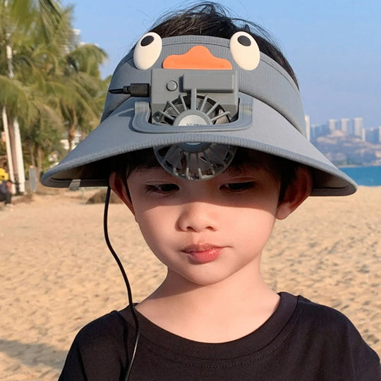CoolCap | Kinder-Sonnenvisierhut mit Kühllüfter