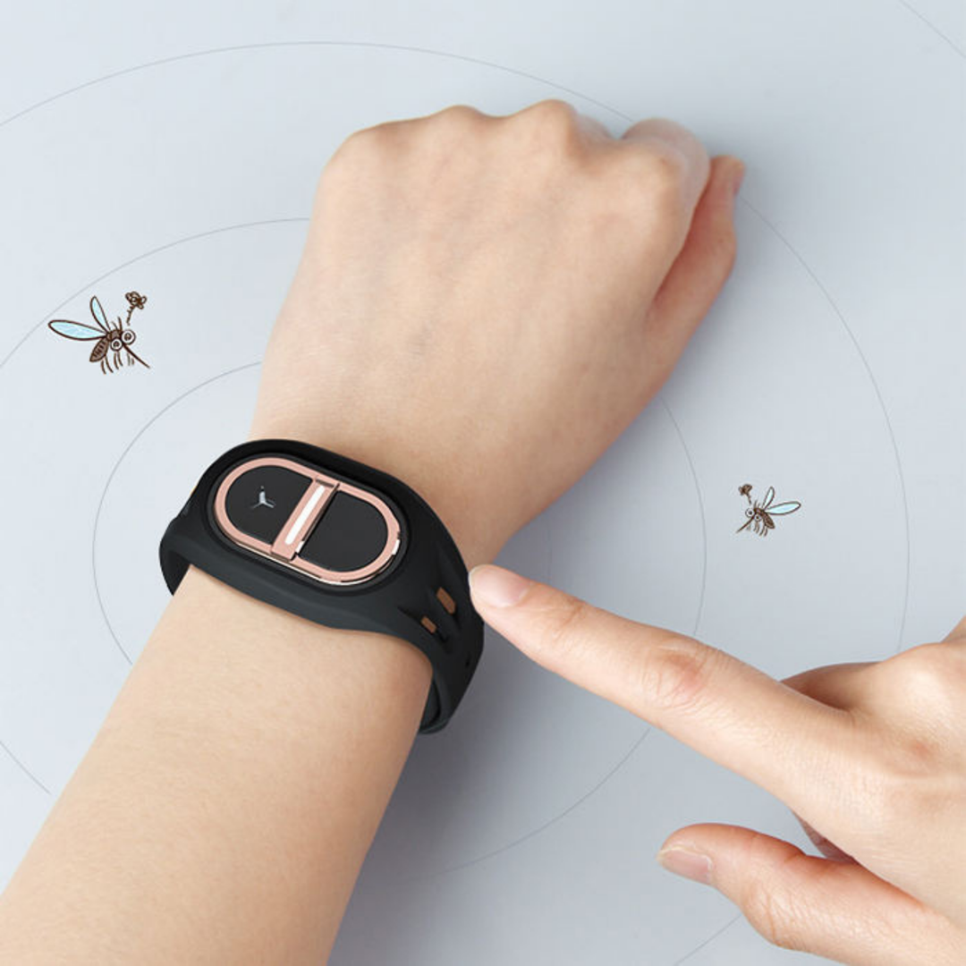 BugMute | Wiederaufladbares Armband für mückenfreie Abende