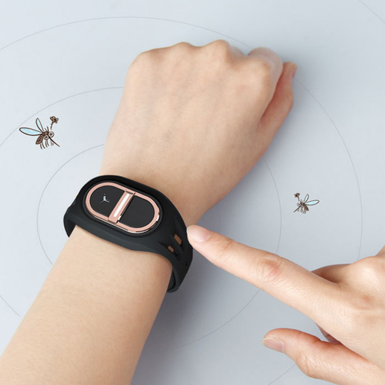 BugMute | Wiederaufladbares Armband für mückenfreie Abende