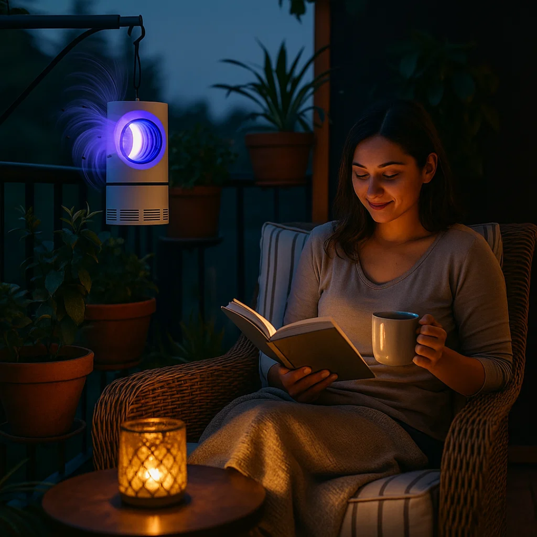 BugAway | Elektrische UV-Fliegenfalle für Innen & Außen