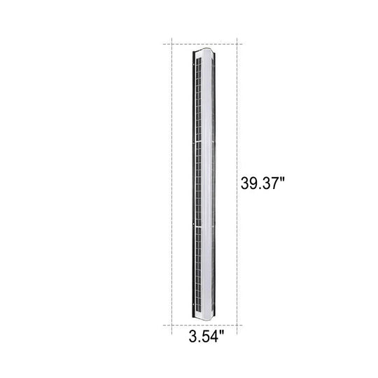 SolarLine | Schlanke Acryl-Wandleuchte für Außen