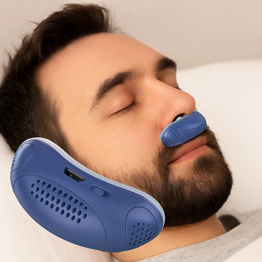 SnoreFree | Micro-CPAP Schlafapnoe-Gerät für Reisen & Anti-Schnarchen