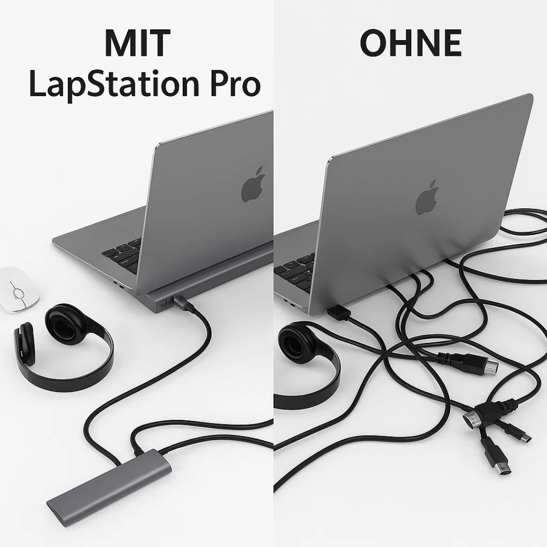 LapStation | Pro- 11 in 1 Laptop-Dockingstation
