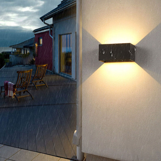 CubeRay | Moderne Rechteckleuchte für Außenbereiche