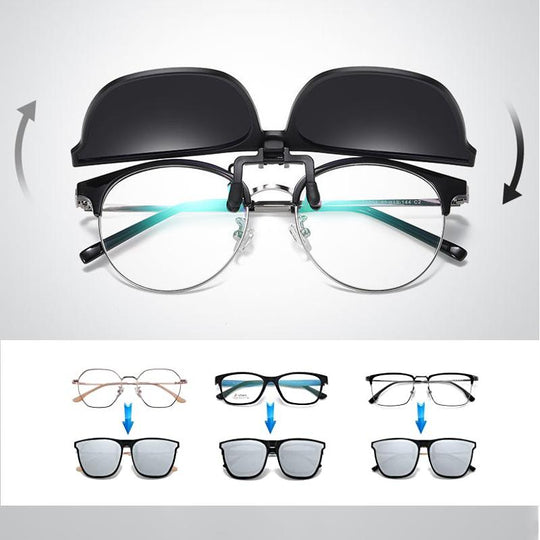 MagniClip | Sonnenbrille – Faltbares Hochklapp-Design