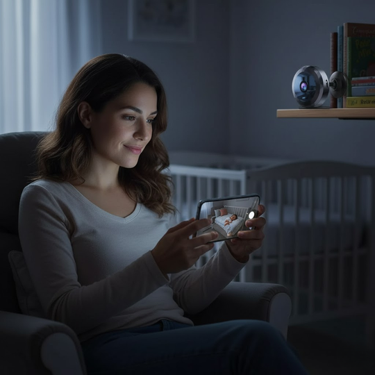 HomeWatch | Magnetische Mini-Überwachungskamera mit App-Steuerung