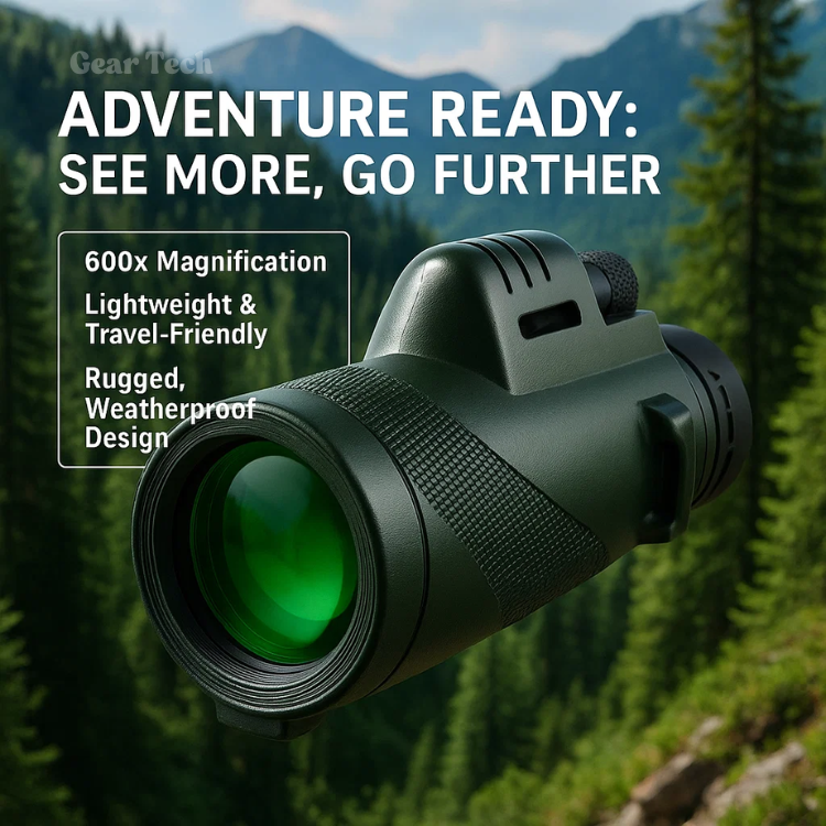 ClearSight | 600x Ultra-Zoom Monokular – Leicht, Kompakt & Wetterfest