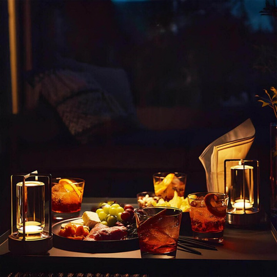 GleamHaven | Elegante Tragbare Tischlampe