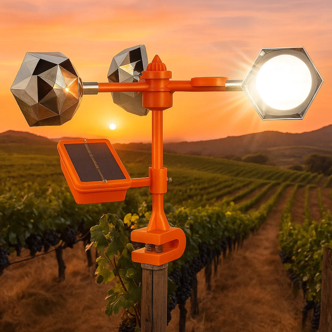 ReflectaSpin | 360 Grad Reflexions-Solarbetriebener Vogelvertreiber