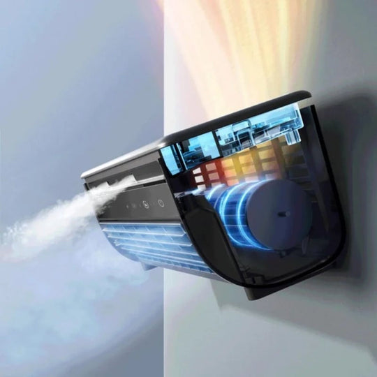 FrostiCool | Wandmontierbarer Raumkühler mit Akku