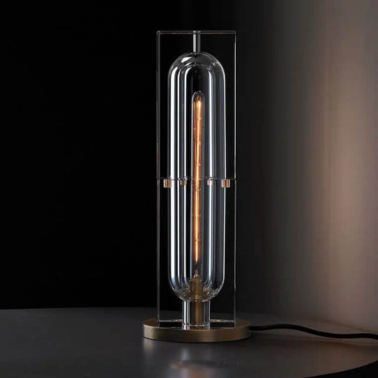 CrystalBloc | Geometrische Kristall-Tischlampe mit Stil