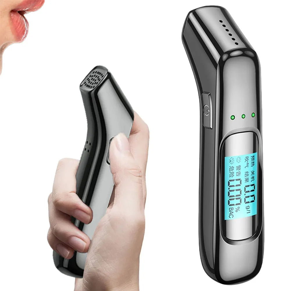 BreatheSafe | USB-wiederaufladbarer Alkoholtester mit Digitalanzeige