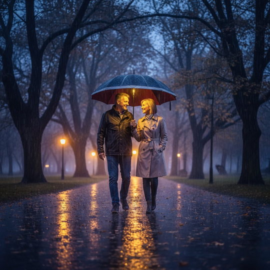 StormShield | Vollautomatischer Regenschirm mit LED-Beleuchtung