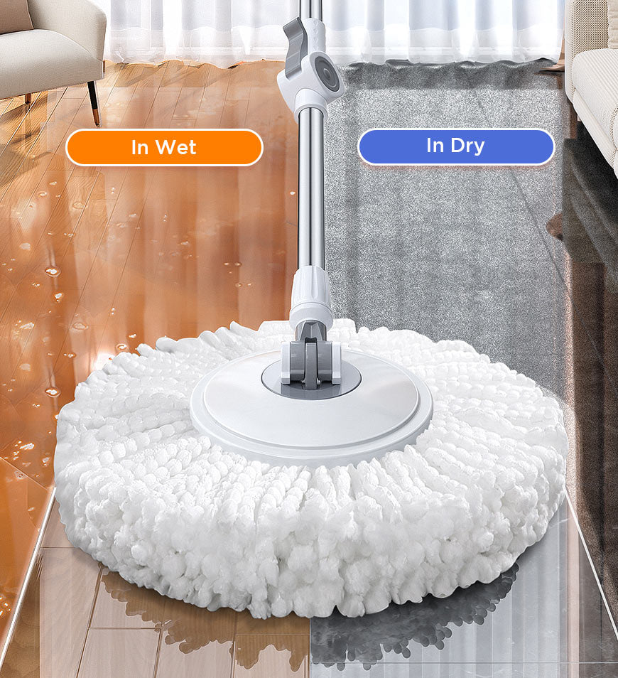 ProClean | Mop-Set – Rotierender Mop & Selbstauswring-Eimer