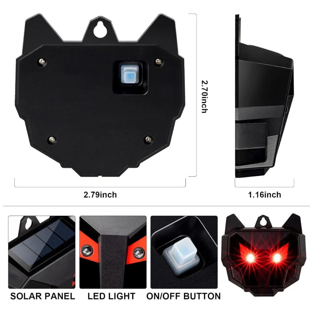 CritterGuard | Solarbetriebener Außen-Nacht-Tiervertreiber 2PCS