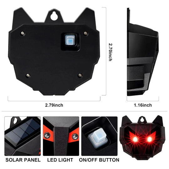 CritterGuard | Solarbetriebener Außen-Nacht-Tiervertreiber 2PCS