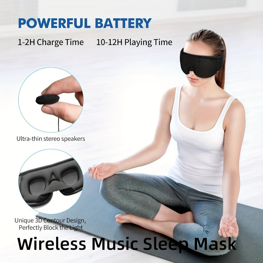 DreamBeat | Bluetooth Schlafmaske – Musik & Komfort für tiefe Entspannung