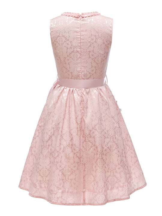Rosenglanz | Damen-Dirndlkleid – Spitze & Blumenakzente