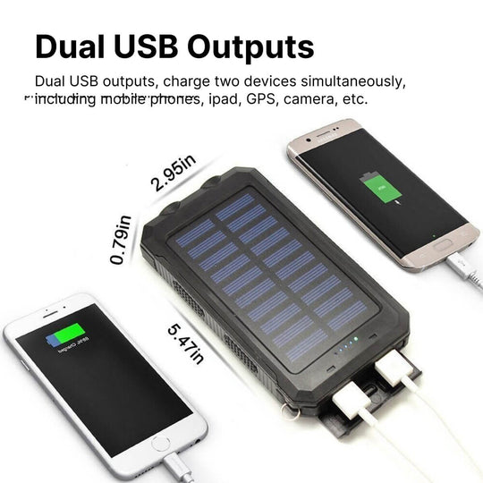 Énergie | Solar Ladegerät – Wasserdichte Powerbank für Handy und Outdoor 3