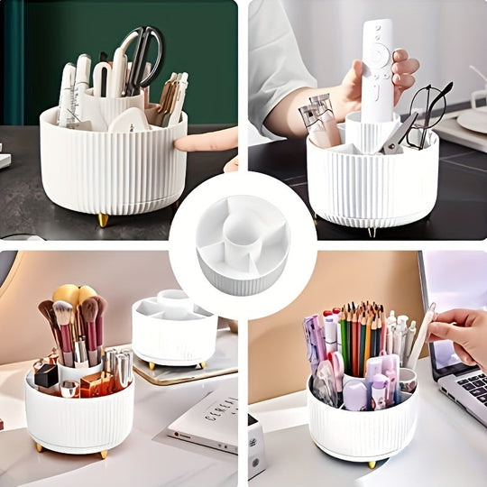 GlamSpin | 360° Kosmetik- & Schmuckorganisator – Drehend & Platzsparend