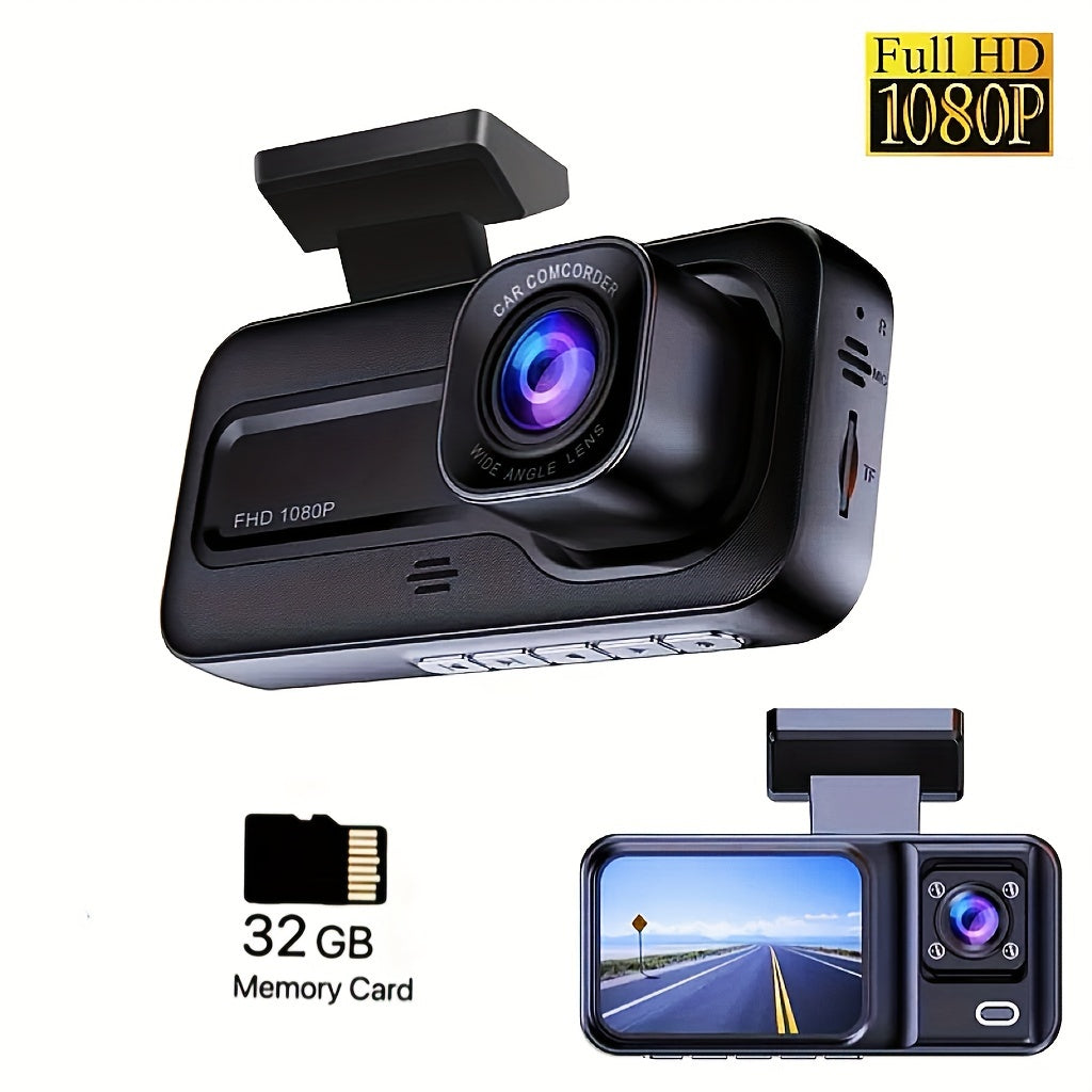 TriCam | 1080P Dash Cam – Front-, Kabinen- & Rückaufzeichnung