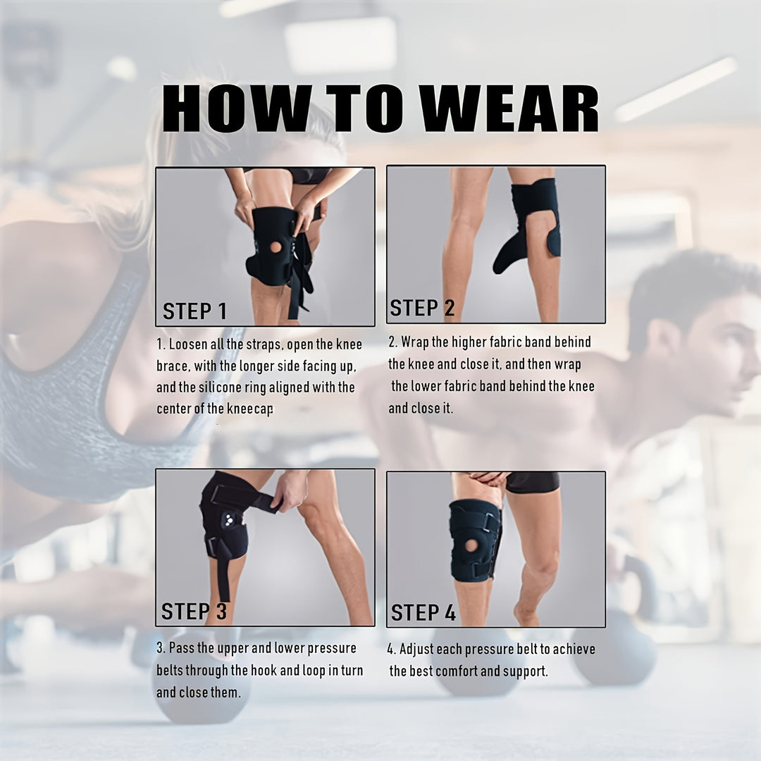 KneePro | Kniebandage – Verstellbare Stütze für ACL- & MCL-Schutz