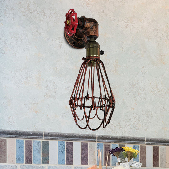 CagedGlow | Wandleuchte – Das konische Käfig-Design mit Vintage-Charme