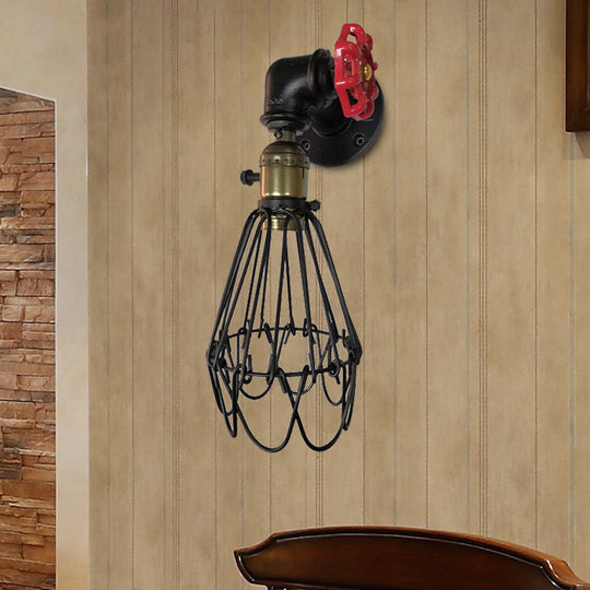 CagedGlow | Wandleuchte – Das konische Käfig-Design mit Vintage-Charme