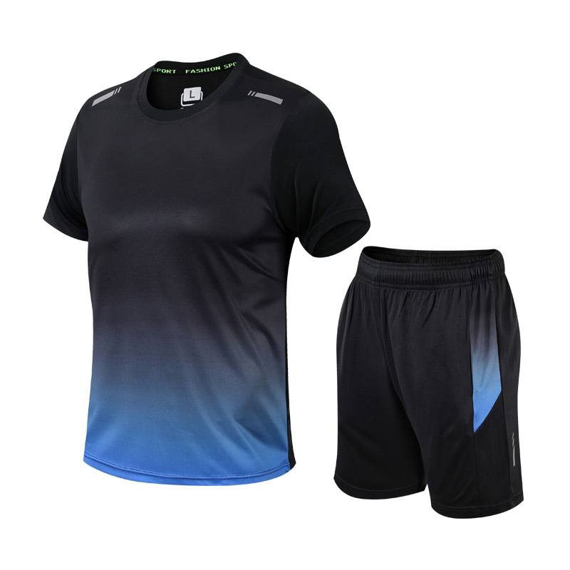 Elvin - Zweiteiliges Sportbekleidungsset für Herren mit Farbverlauf und optimaler Bewegungsfreiheit-1
