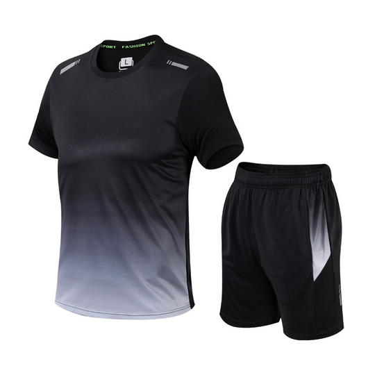 Elvin - Zweiteiliges Sportbekleidungsset für Herren mit Farbverlauf und optimaler Bewegungsfreiheit-6
