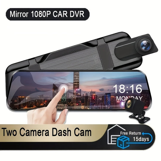 ClearPath | Dual Dashcam – 1080P Front & 720P Heck, Touchscreen