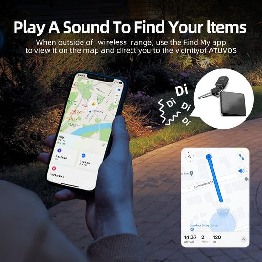SecureTag | Tracking-Karte – Kabellos & USB-Laden