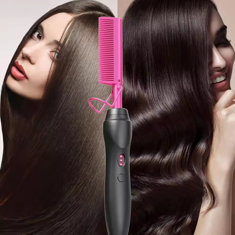GlamPress | Tragbarer Haarschmuck- und Bartkamm
