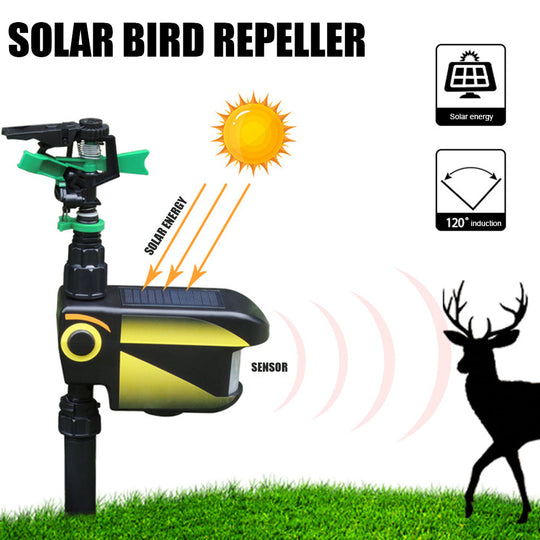 DeerGuard | Bewegungsgesteuertes Sprinklersystem für Rehe mit Solarenergie