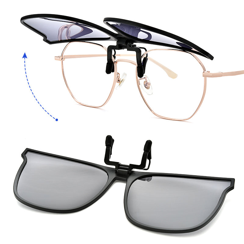 OptiClip | Polarisierter Aufsatz für klare Sicht beim Fahren