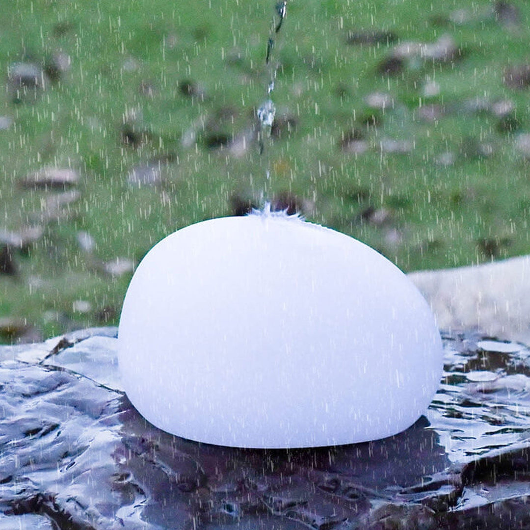 GartenHalo | Sphärische LED-Leuchte mit Solarenergie