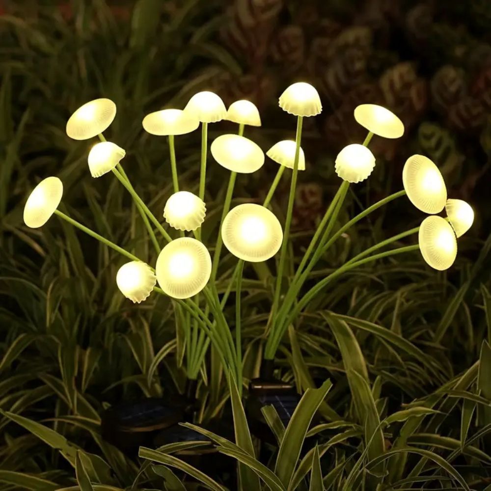 StarStem | Solar Wackelpilz Garten Dekor Lichter