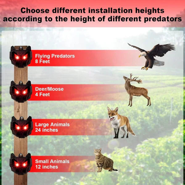 CritterGuard | Solarbetriebener Außen-Nacht-Tiervertreiber 2PCS