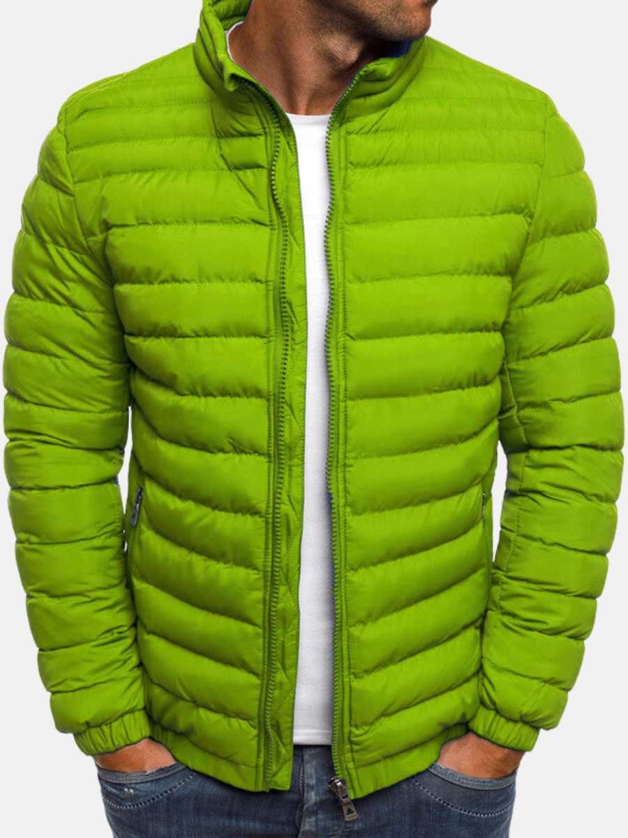 Variant image for Elegante Herrenjacke - Hochwertige Steppjacke für Kühle Tage, Taillierter Schnitt-19