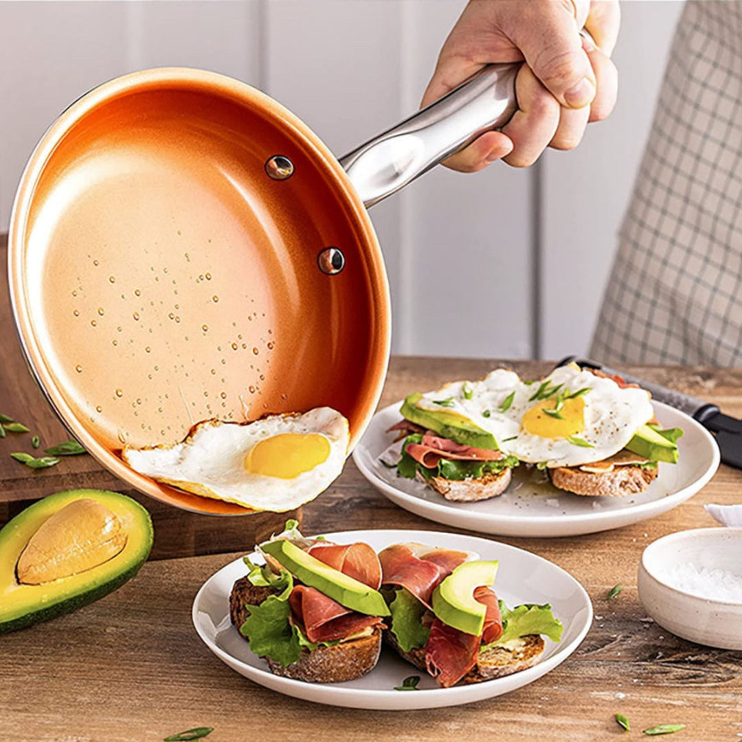 CopperChef | Deluxe Kupferpfanne für präzises Kochen