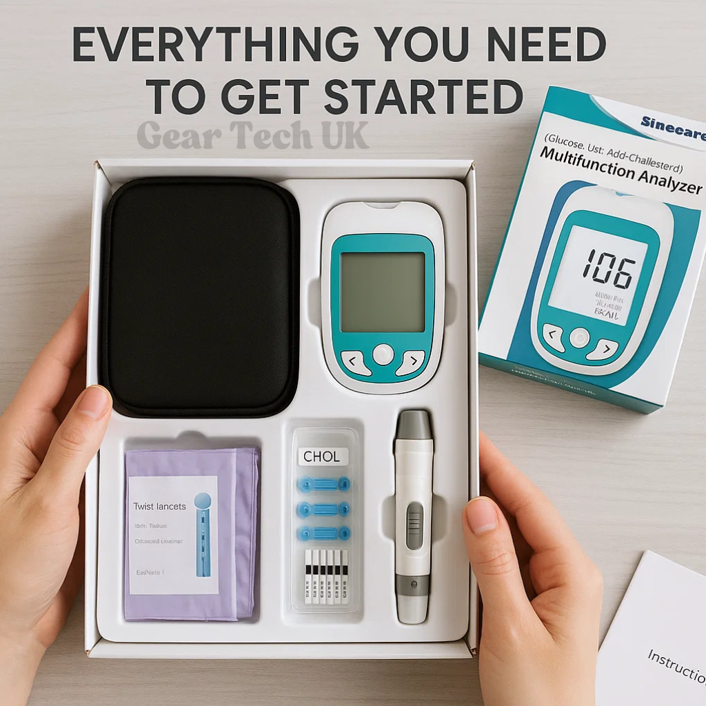 ProHealth | Testkit – Tragbarer Analyzer für Blutzucker & Cholesterin