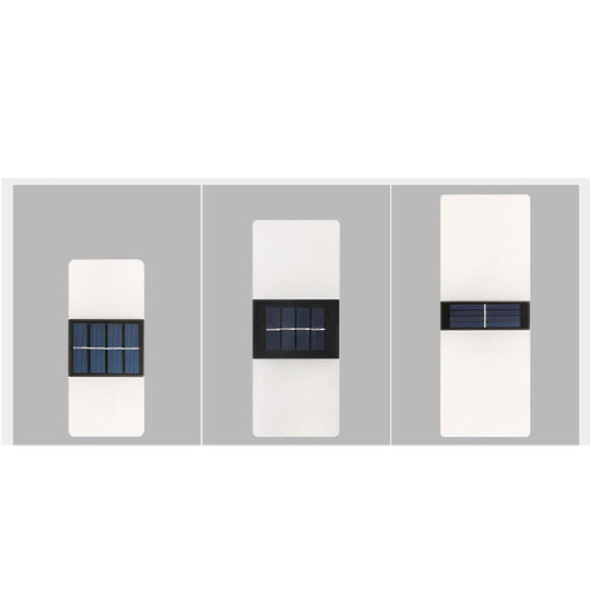 SunHalo | Kompakte Solar-Außenwandleuchte aus Acryl