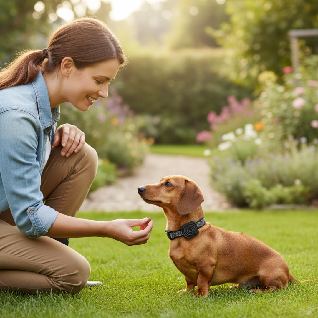 BarkEase | Sanftes Trainingshalsband für kleine Hunde