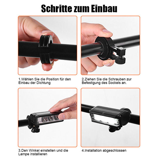 CycleRay | Blendfreies 180° Frontlicht für Fahrräder